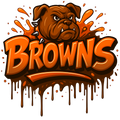 Cleveland Browns print design for custom shirts