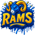 Los Angeles Rams print design for custom shirts