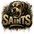 New Orleans Saints print design for custom shirts